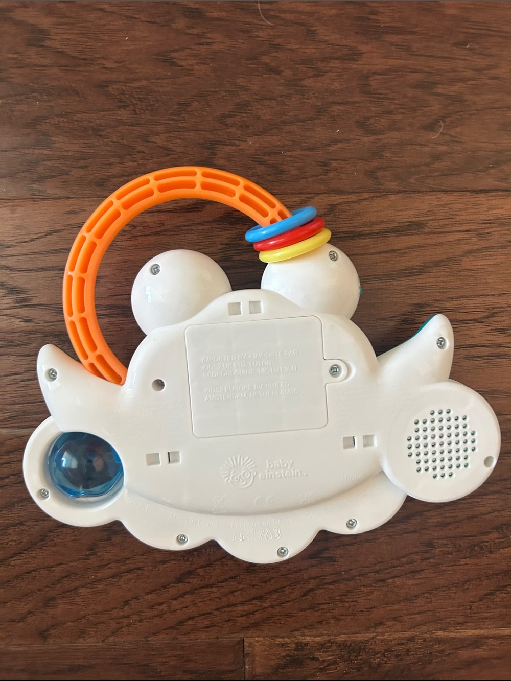 Baby Einstein Toy Musical Rattle with Colorful Rings - Picture 2 of 4